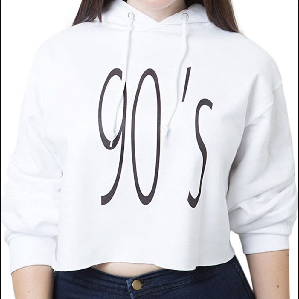 90s Cropped Hoodie